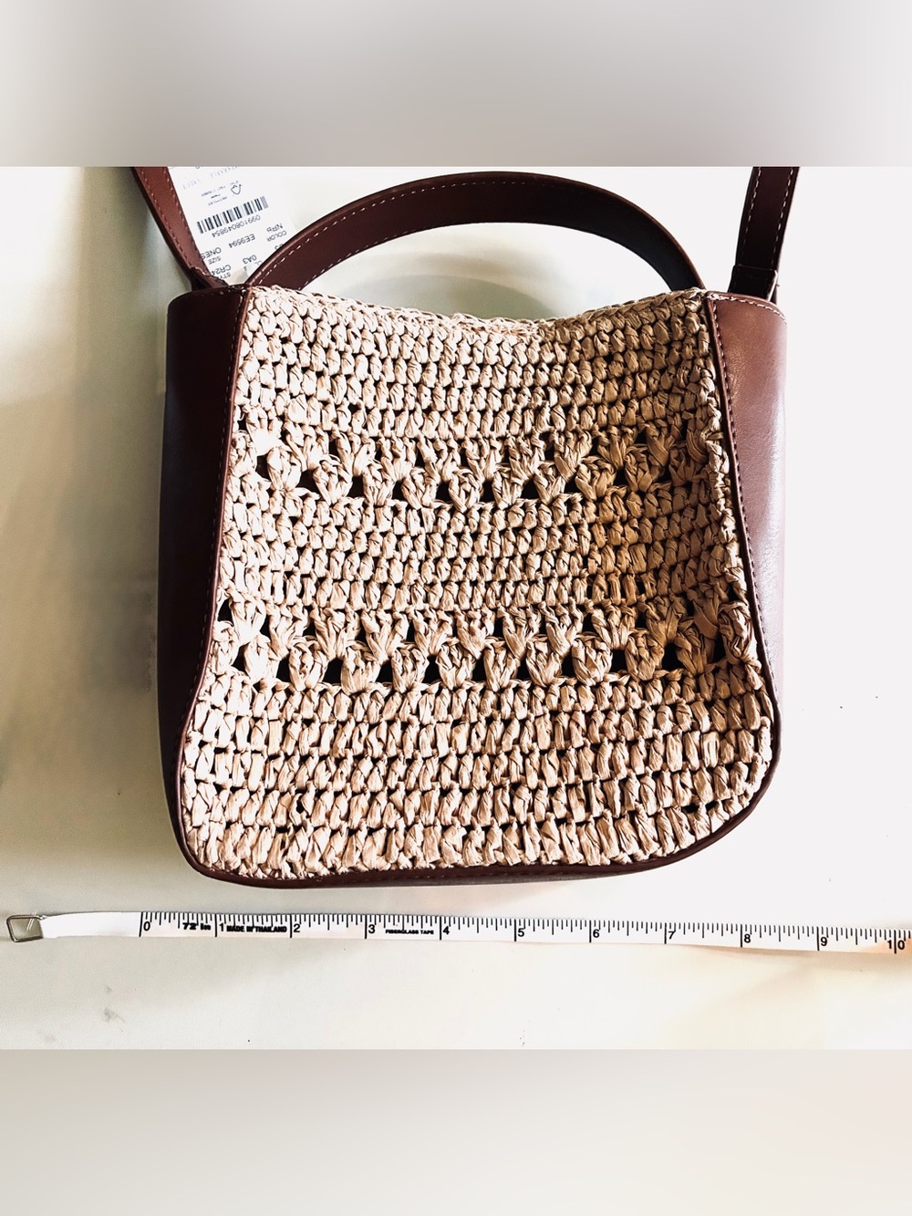 J.Crew Factory Popular Woven crossbody mini tote bag. NWT. - Picture 15 of 15